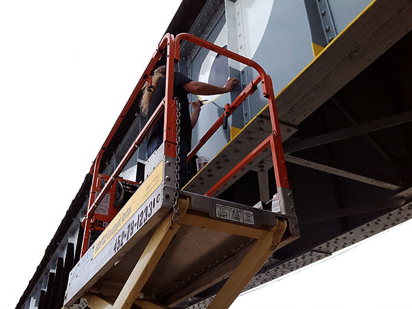 Wayne Shearon Painting Bridge Shark West